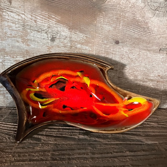 Vintage Cal Orig 832 USA Ceramic Art Pottery Dish - Picture 1 of 8